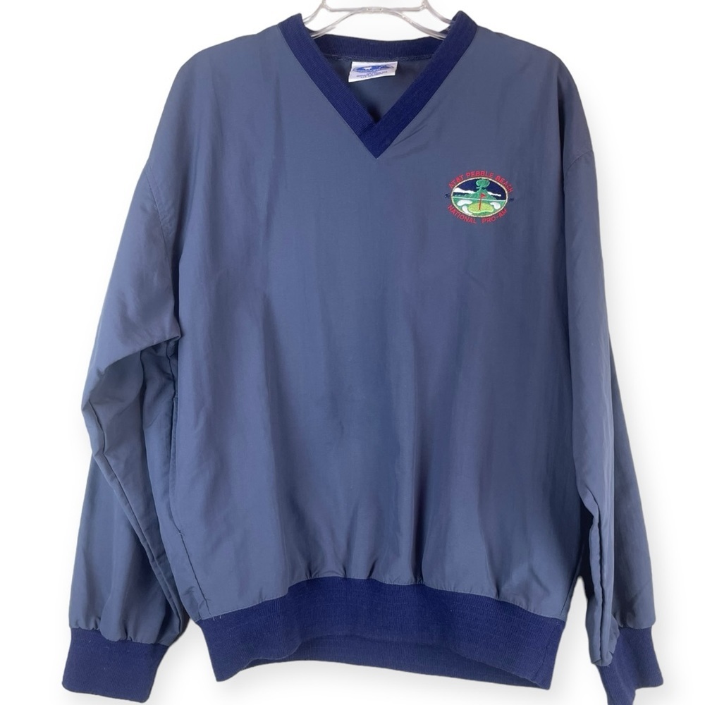 VINTAGE Pebble Beach National Pro Am Weather Spree Weatherproof Pullover Men’s M